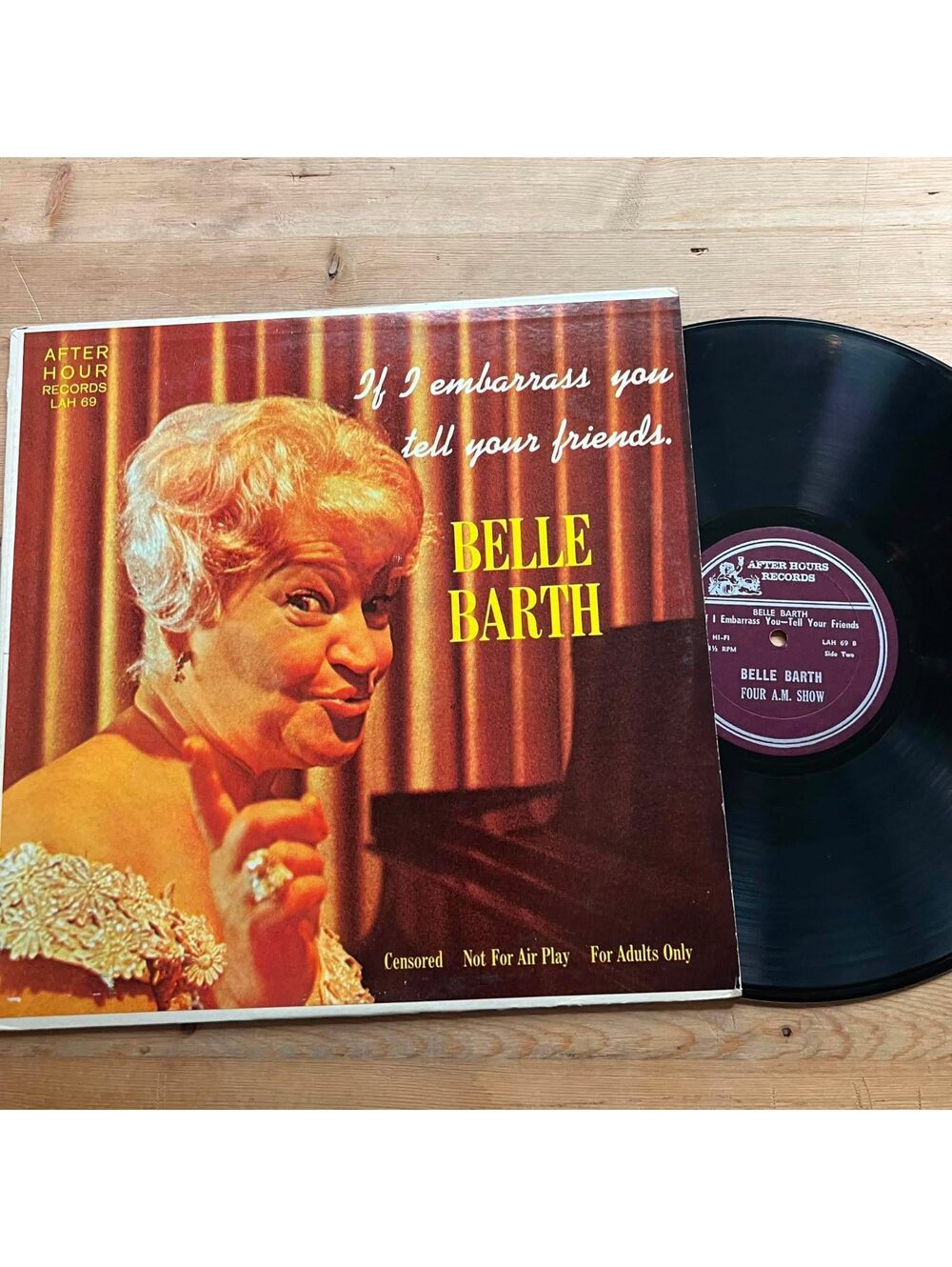 Belle Earth - If I Embarrass You Tell your Friends 33rpm VG+ VR26